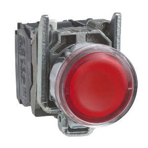 施耐德带灯按钮XB4BW34B5红色